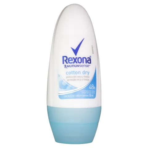 Antitranspirante Roll-On Cotton Dry Rexona Motionsense 50ml