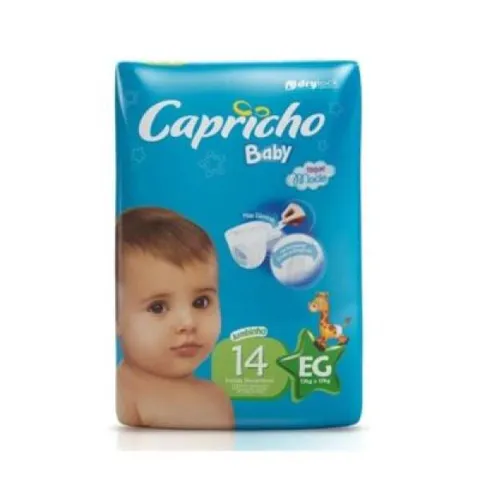 Fralda Descartável Capricho Baby 14X1 Economica Eg