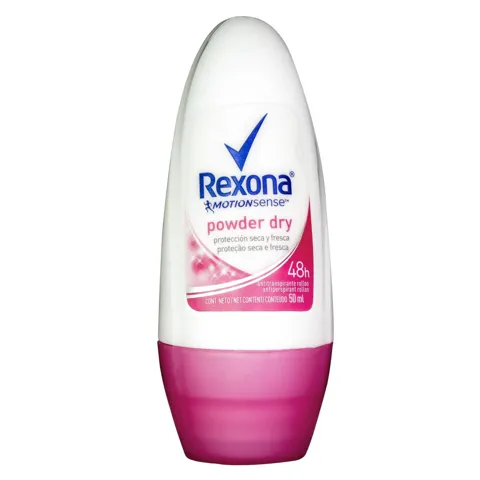 Antitranspirante Roll-On Powder Dry Rexona Motionsense 50ml