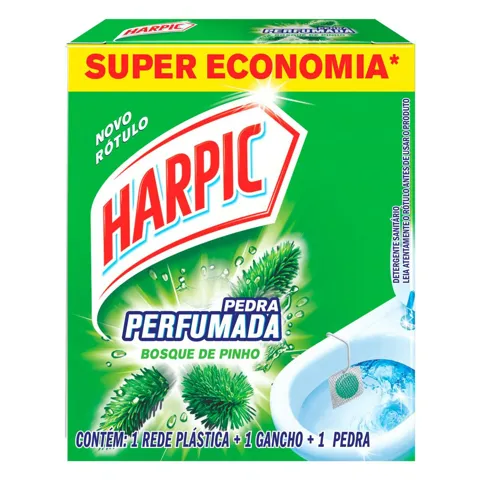Detergente Sanitário em Pedra Bosque de Pinho Harpic