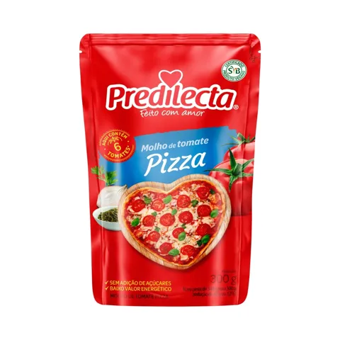 Molho de Tomate Pizza Predilecta Sachê 300g