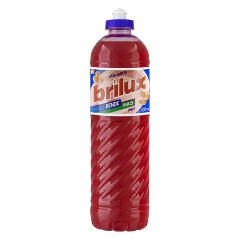 Lava-Louças Líquido Maçã Brilux Frasco 500ml