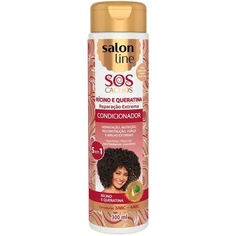 Condicionador Salon Line Ricino Frasco 300ml