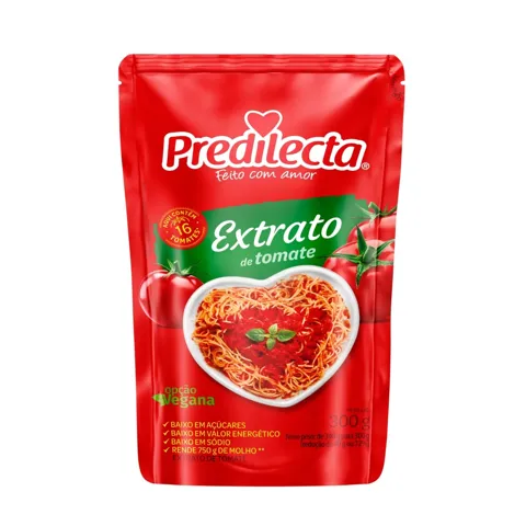 Extrato de Tomate Predilecta Sachê 300g