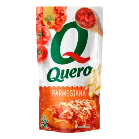 Molho de Tomate Parmegiana Quero Sachê 300g