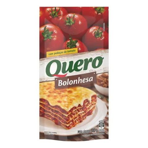 Molho de Tomate Bolonhesa Quero Sachê 340g