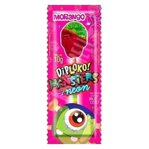 Dip Loko Neon Caveira Morango 12g