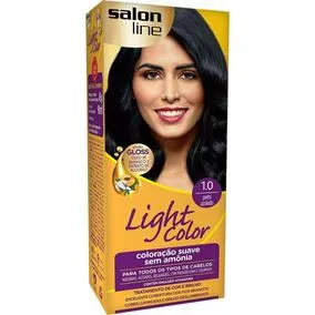 Tinta SALON LINE Light Color  Preto Azul 1.0