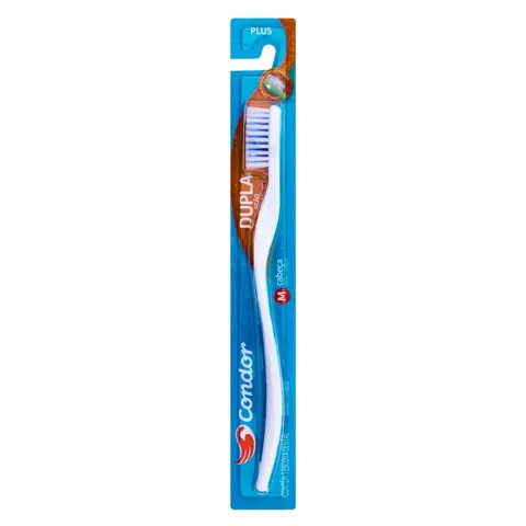 Escova Dental Dupla Ação Condor Plus Cabeça M
