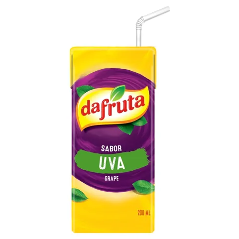 Refresco Adoçado Uva Dafruta Caixa 200ml