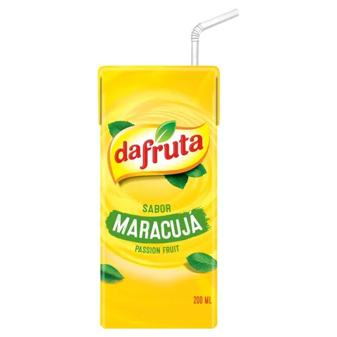 Refresco Adoçado Maracujá Dafruta Caixa 200ml