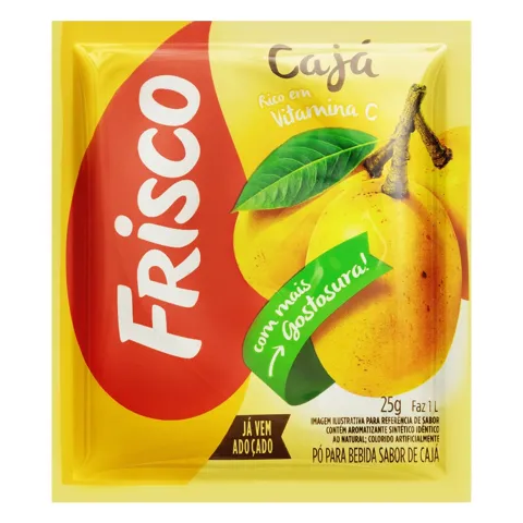 Refresco em Pó Cajá Frisco Pacote 25g