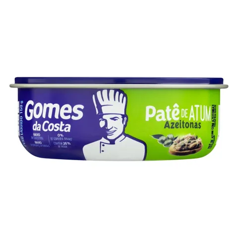 Patê de Atum com Azeitonas Gomes da Costa Lata 150g