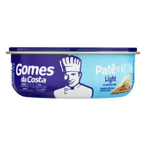 Patê de Atum Light Gomes da Costa Lata 150g