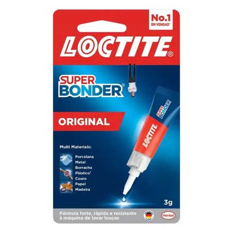 Adesivo Instantâneo Universal Original Loctite Super Bonder 3g