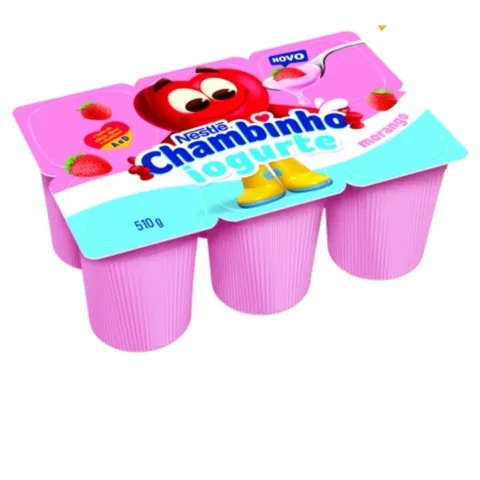 Iogurte Polpa Chambinho Morango 510G