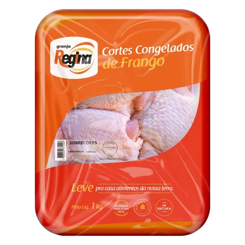 Sobrecoxa de Frango Congelada Granja Regina 1kg