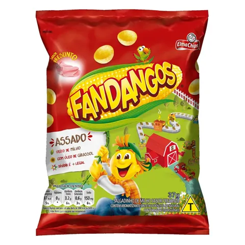 Salgadinho de Milho Presunto Elma Chips Fandangos Pacote 37g