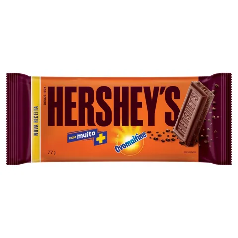 Chocolate ao Leite com Ovomaltine Hershey's Pacote 77g