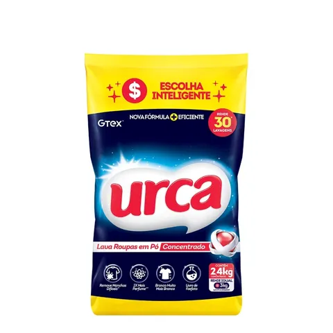 LAVA ROUPAS PO URCA CONCENTRADO SC 2,4kg