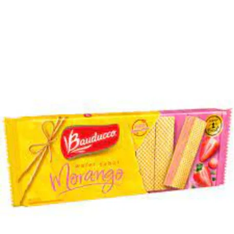 Wafer Bauducco Morango 70G