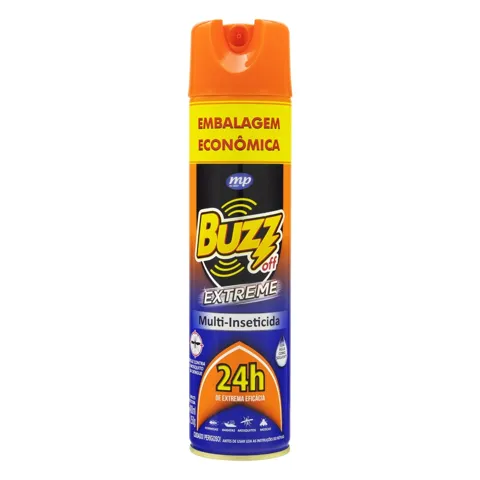 Multi-Inseticida Aerossol My Place Buzz Off Extreme Frasco 400ml Embalagem Econômica