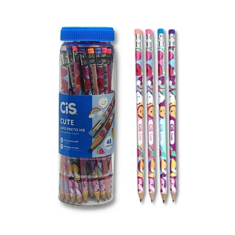 Lapis C/ Borracha Cis Cute