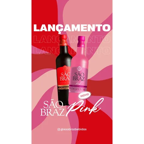 Coquetel Sao Braz Pink 900Ml
