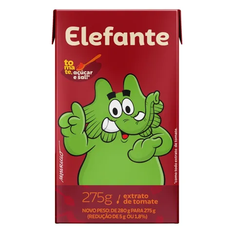 Extrato de Tomate Elefante Caixa 275g