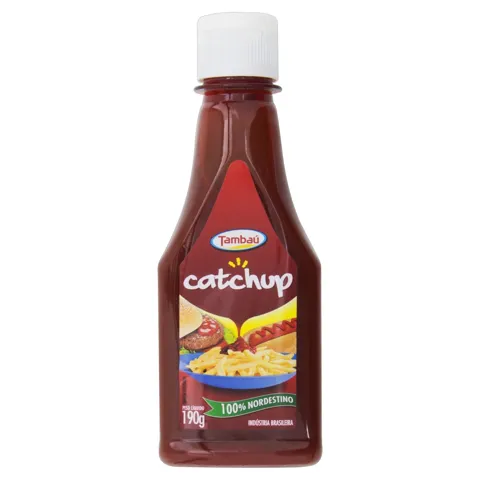 Ketchup Tradicional Tambaú Squeeze 190g