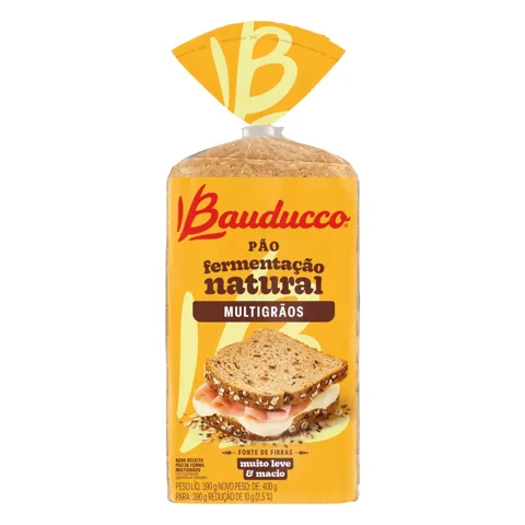 Pão de Forma Multigrãos Bauducco Pacote 390g