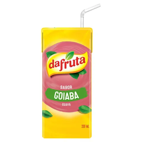 Refresco Adoçado de Goiaba Dafruta Caixa 200ml