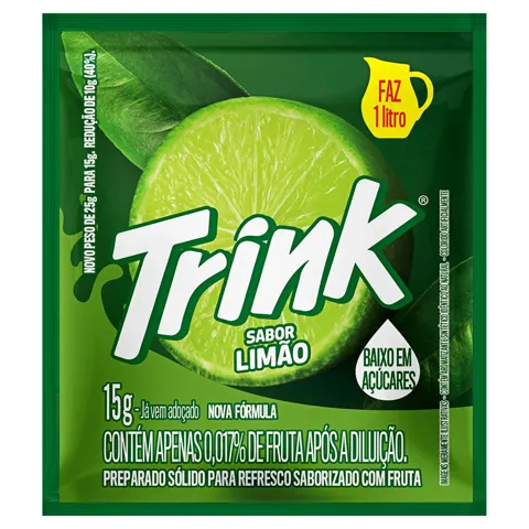 Refresco em Pó Limão Trink Pacote 15g