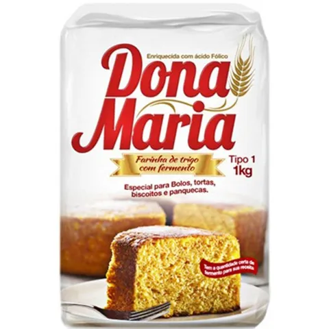 Farinha Trigo 1Kg Dona Maria C/Fermento