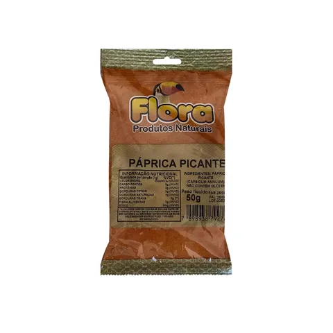 Tempero Paprica Picante Flora 50G