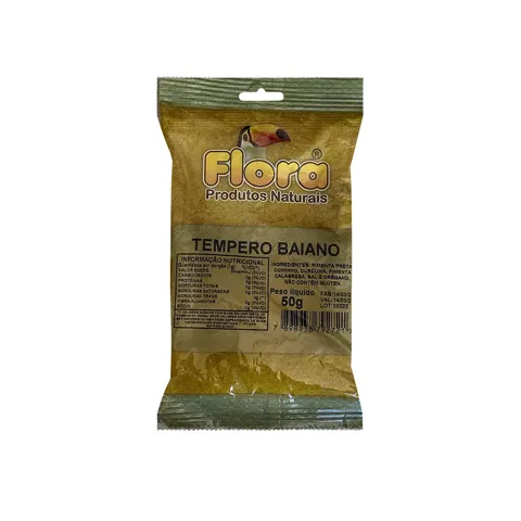 Tempero Baiano Flora 50G