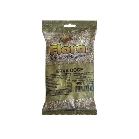 Cha De Erva Doce Flora 40G