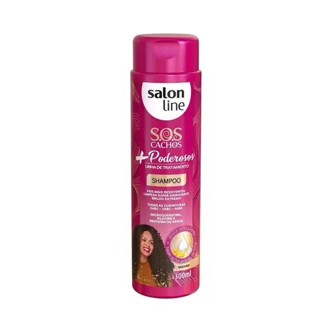 Shampoo SALON LINE S.O.S Cachos + Poderosos 300ml