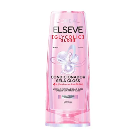 Condicionador L'oréal Paris Elseve Glycolic Gloss Frasco 200ml
