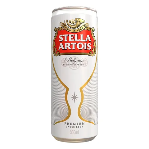 Cerveja Lager Premium Stella Artois Lata 350ml