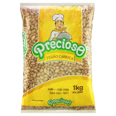Feijão Carioca Tipo 1 Precioso Pacote 1kg