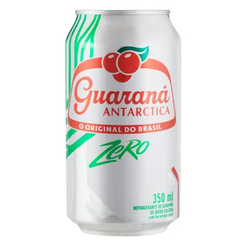 Refrigerante Zero Açúcar Guaraná Antarctica Lata 350ml