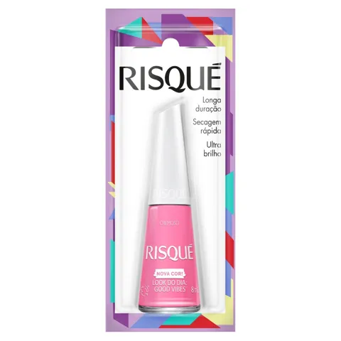 Esmalte Cremoso Ultrabrilho Look do Dia: Good Vibes Risqué Blister 8ml