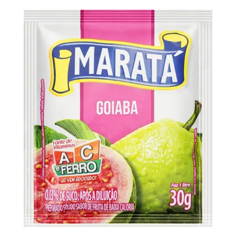 Refresco em Pó Goiaba Maratá Pacote 30g