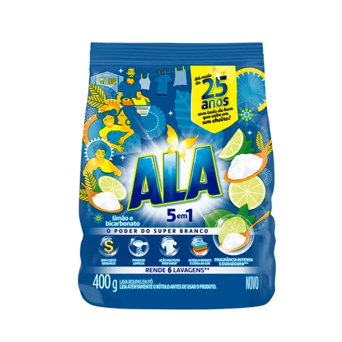 Sabao Em Po Ala Sache 400G Limao/Bica