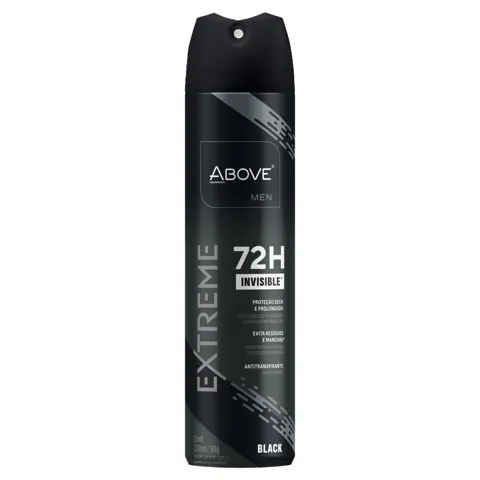 Antitranspirante Aerossol Invisible Black Above Men Extreme 150ml