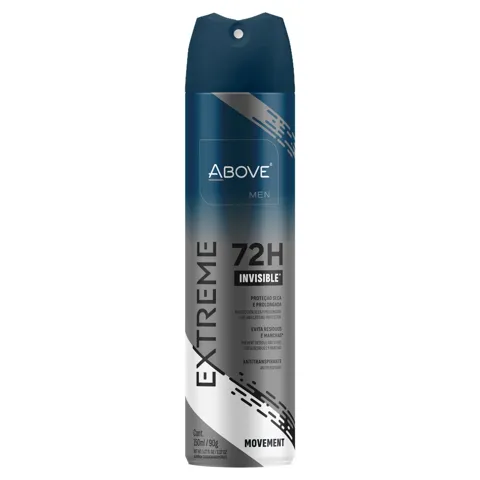 Antitranspirante Aerossol Invisible Movement Above Men Extreme 150ml