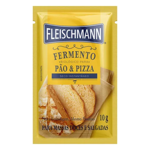 Fermento Biológico Seco Instantâneo Fleischmann Envelope 10g