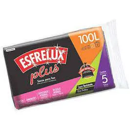 Saco P/Lixo Esfrelux Plus 100L C/5