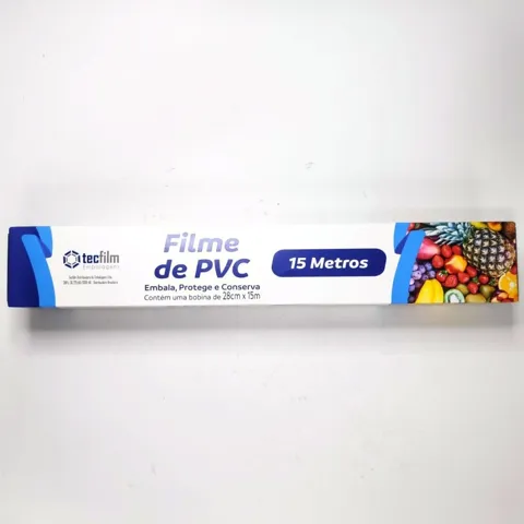 Filme Pvc Domestico Tecfilm 28Cm X15M